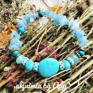Alquimia Sky Blue Gemstone Bracelet